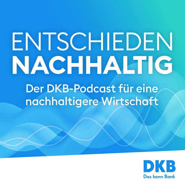 Logo: Entschieden nachhaltig - Der DKB-Podcast für eine nachhaltigere Wirtschaft